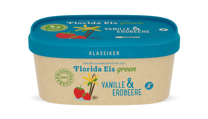 Produktbild Florida Eis green Vanille & Erdbeere